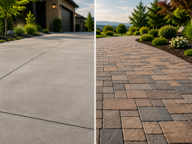 Concrete vs Pavers: Which Is Better for Your Driveway, Patio, or Walkway?